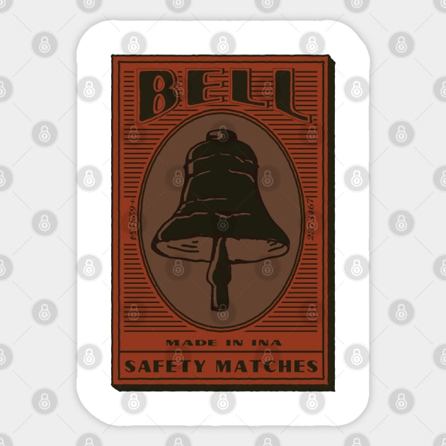 Bell Genta Vintage Retro Sticker by Merchsides